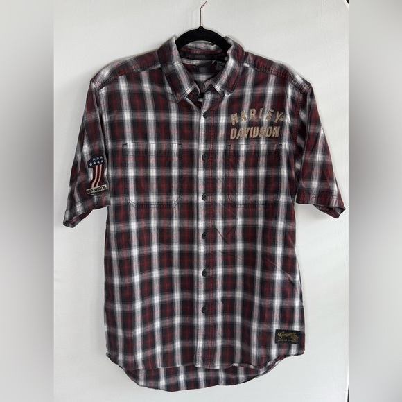 Harley Davidson button down shirt • Men’s medium - Picture 1 of 8